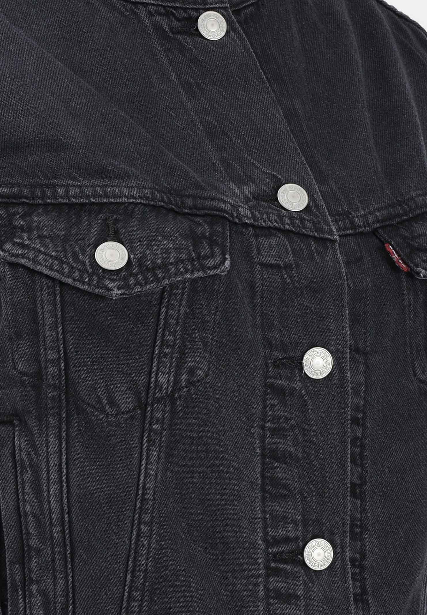 LEVI'S Gilet '90s in denim nero da donna 005NP-0003 . LEVI'S® 