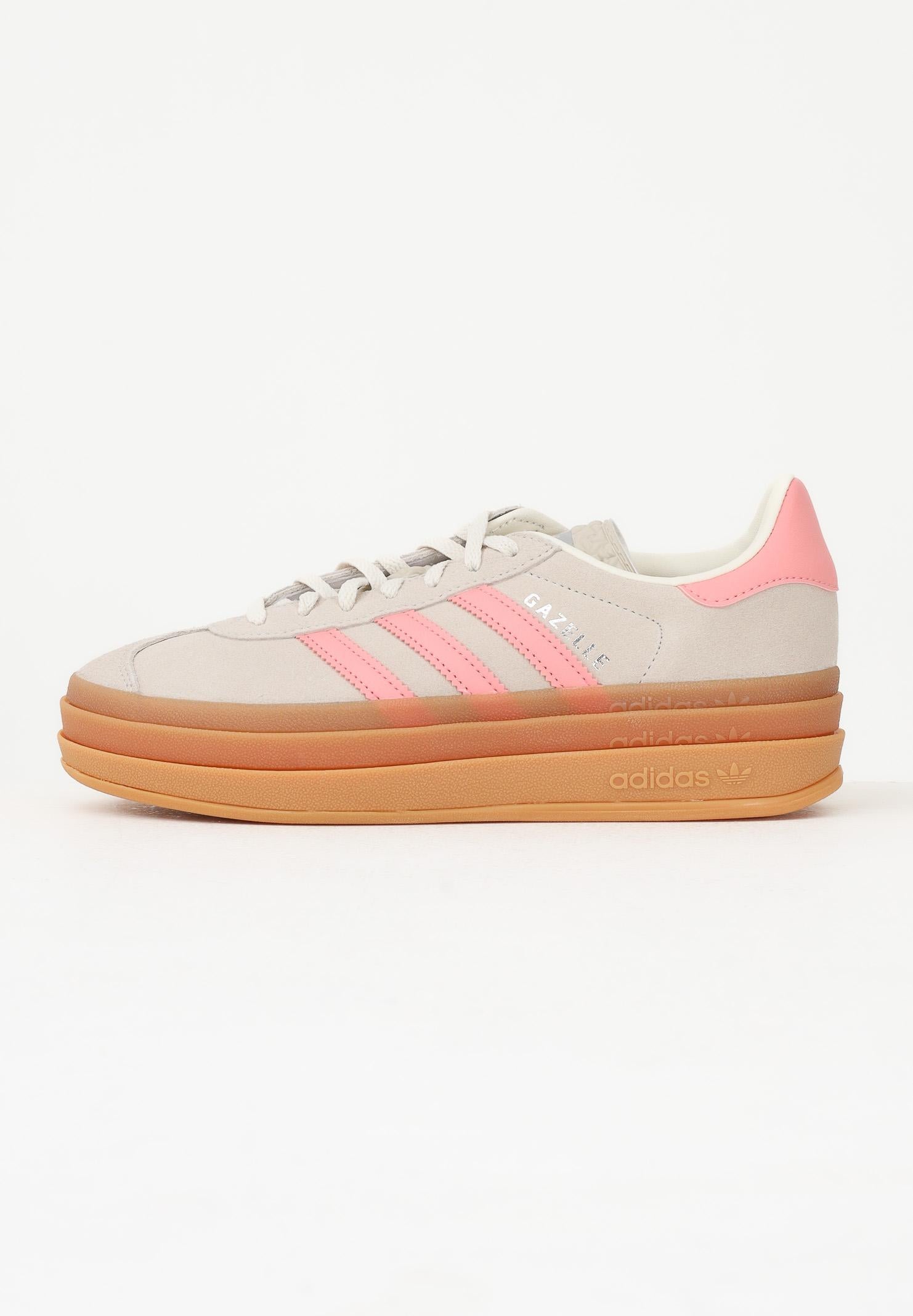ADIDAS ORIGINALS Sneakers Gazelle Bold beige e rosa da donna JQ7409 . ADIDAS ORIGINALS 
