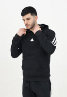 Felpa con cappuccio Future Icons 3-Stripes nera da uomo IN1841 . ADIDAS PERFORMANCE 