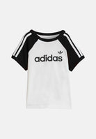 ADIDAS ORIGINALS Completino Sprinter bianco e nero da neonato KD1055 . ADIDAS ORIGINALS 