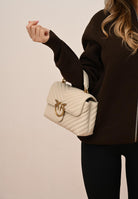 PINKO Borsa a mano Lady Love Bag Puff panna da donna 100044A0GK Z14Q PINKO 