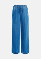ADIDAS ORIGINALS Jeans Firebird Denim Track in denim medio per bambino e bambina KE2850 . ADIDAS ORIGINALS 