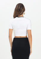 ADIDAS ORIGINALS T-shirt a manica corta 3-Stripes bianca da donna IP0662 . ADIDAS ORIGINALS 
