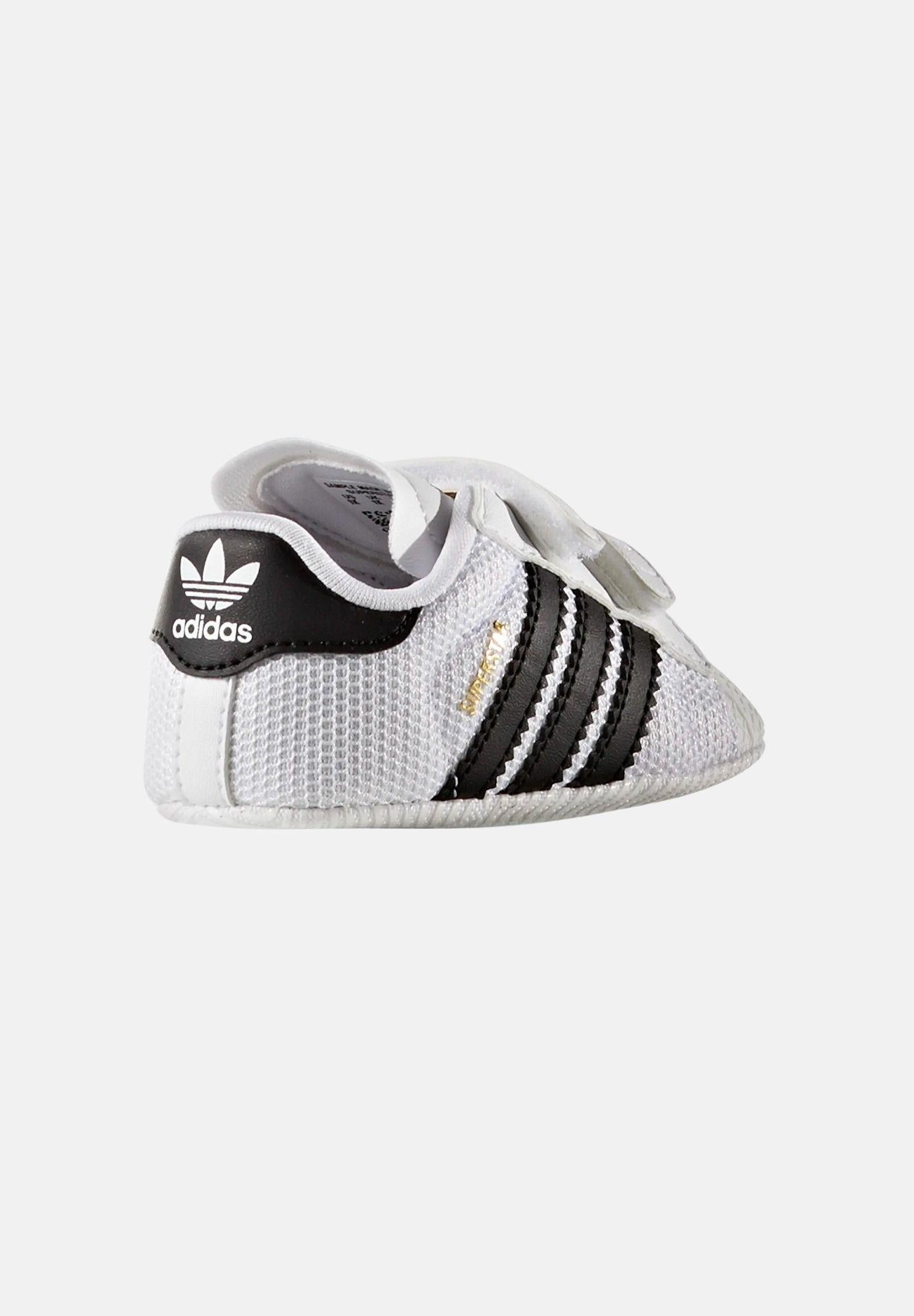 ADIDAS ORIGINALS Scarpe da culla Superstar bianche da neonato S79916 . ADIDAS ORIGINALS 