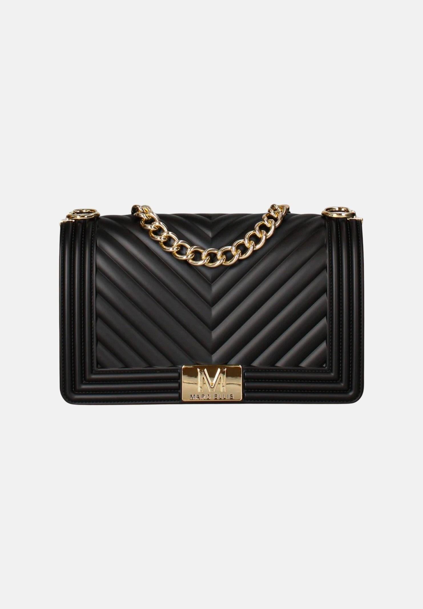 MARC ELLIS Borsa a tracolla Flat M 26 nera da donna FLAT-M-26 BLLIGO MARC ELLIS 