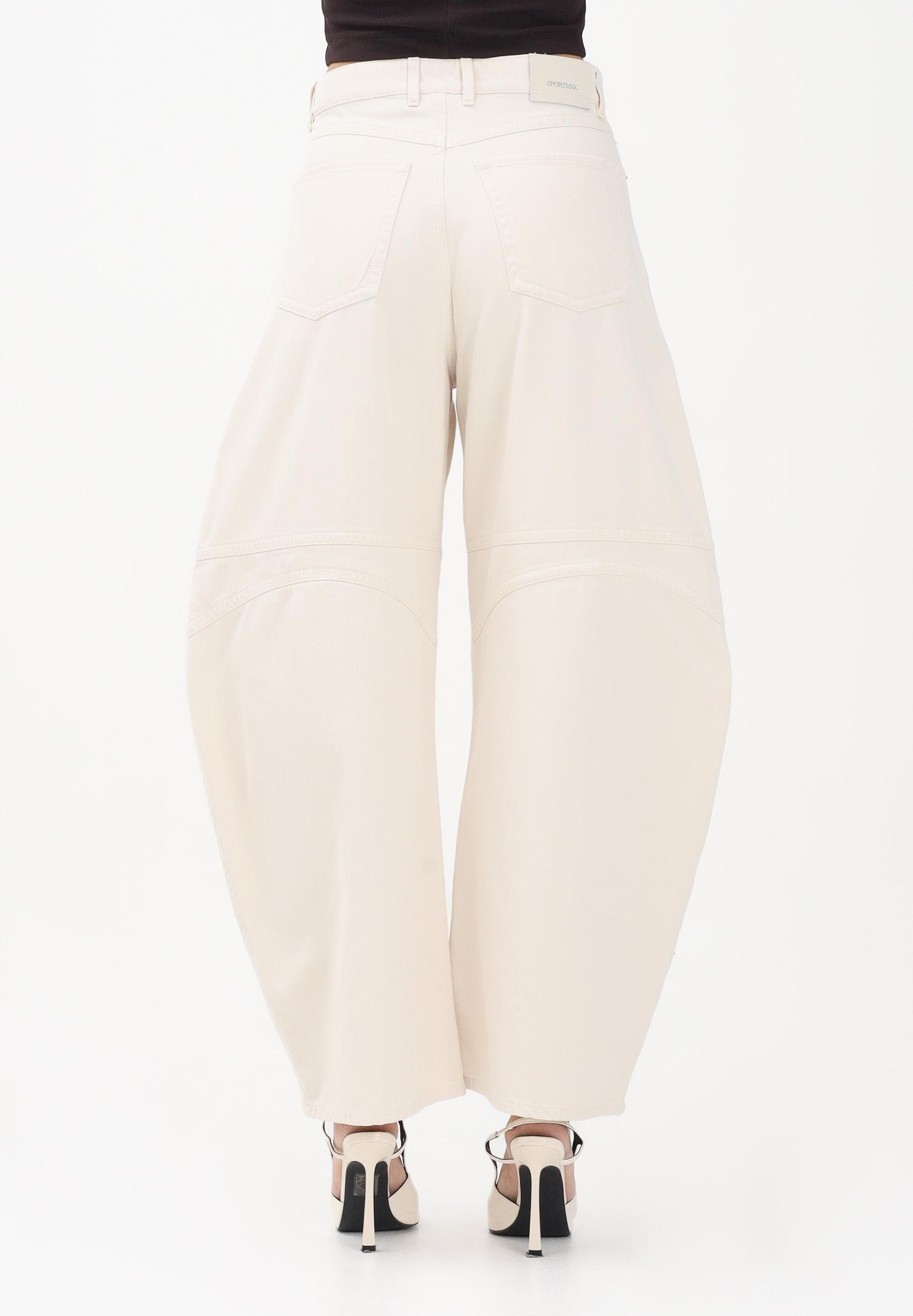 SPORTXMAX Jeans SPXFASHION panna da donna 2612131012600 001 SPORTMAX 