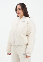 NEW BALANCE Bomber panna da donna con stampa logo WJ53500LIN . NEW BALANCE 