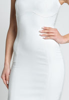 SANTAS Abito midi COTTON CANDY bianco da donna PV25011 BIANCO SANTAS 