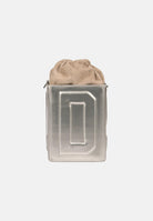 GCDS Borsa a mano argento da donna con logo GCDS in rilievo 3D GCDSD001 01 GCDS 