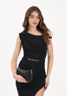 ELISABETTA FRANCHI Body nero da donna con spallina gioiello BO01361E2 110 ELISABETTA FRANCHI 