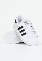 ADIDAS ORIGINALS Sneakers Superstar II bianche per bambino e bambina JH9980 . ADIDAS ORIGINALS 