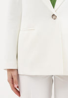 VICOLO Giacca bianca da donna dal taglio sartoriale TAB0246 A02 VICOLO 