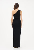 ELISABETTA FRANCHI Abito lungo nero da donna con dettaglio gioiello AM43B62E2 110 ELISABETTA FRANCHI 