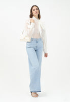 VICOLO Jeans a palazzo in denim chiaro da donna DD5142 ADE VICOLO 