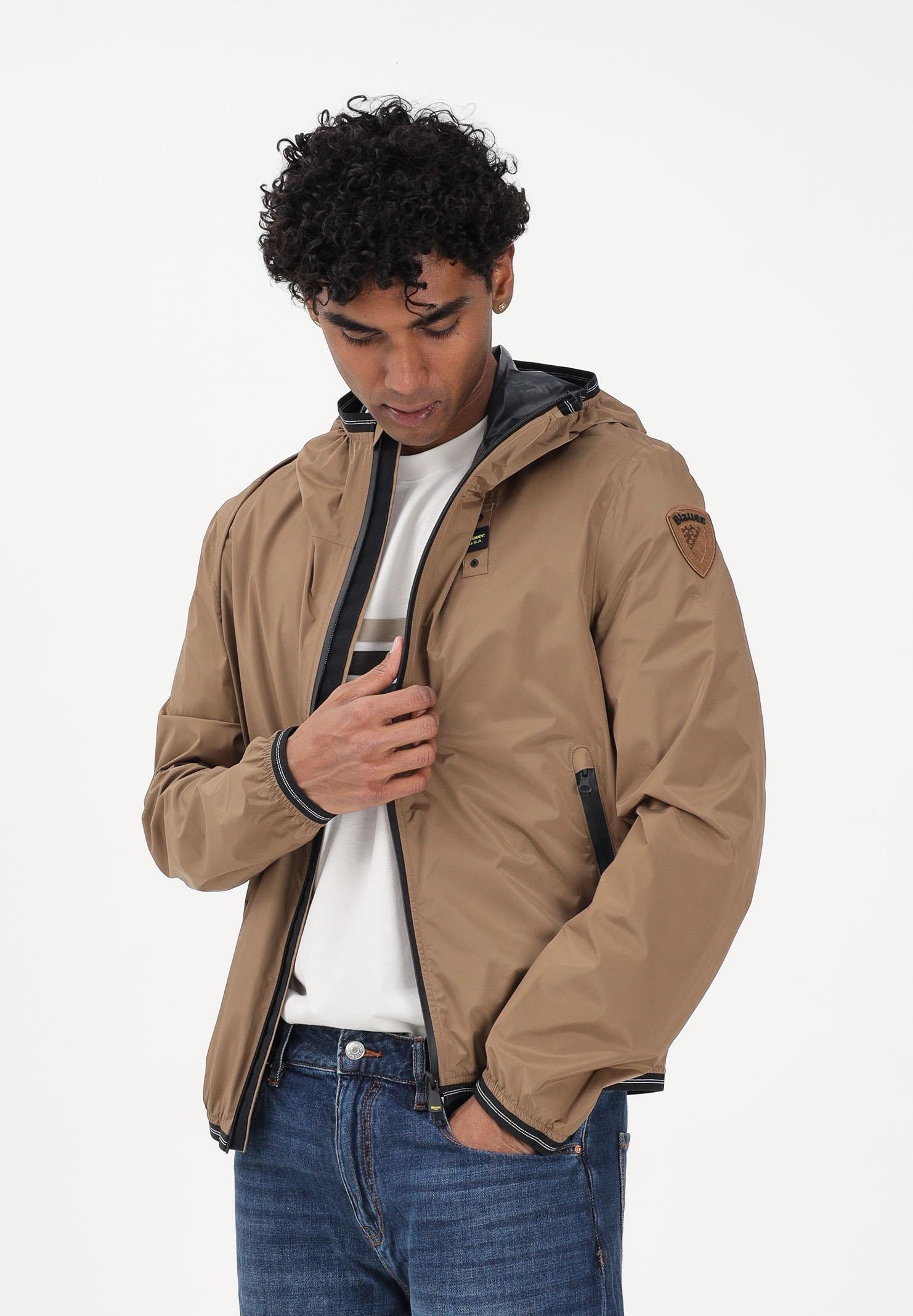 BLAUER Giacca a vento FARRIN nocciola da uomo 26SBLUC11018-007110 340 BLAUER 