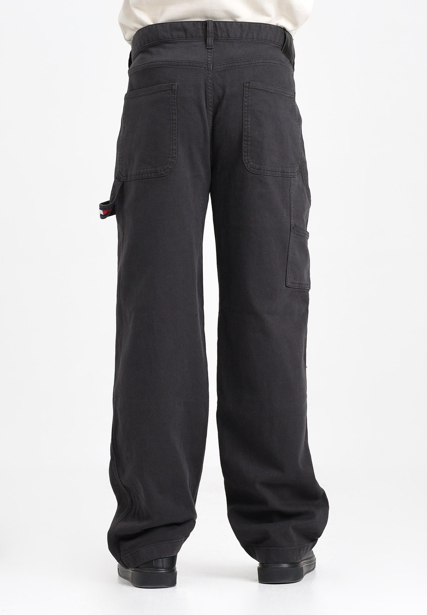 TOMMY JEANS Jeans Carpenter Jaime in denim nero da uomo DM0DM21703BDS  TOMMY JEANS 