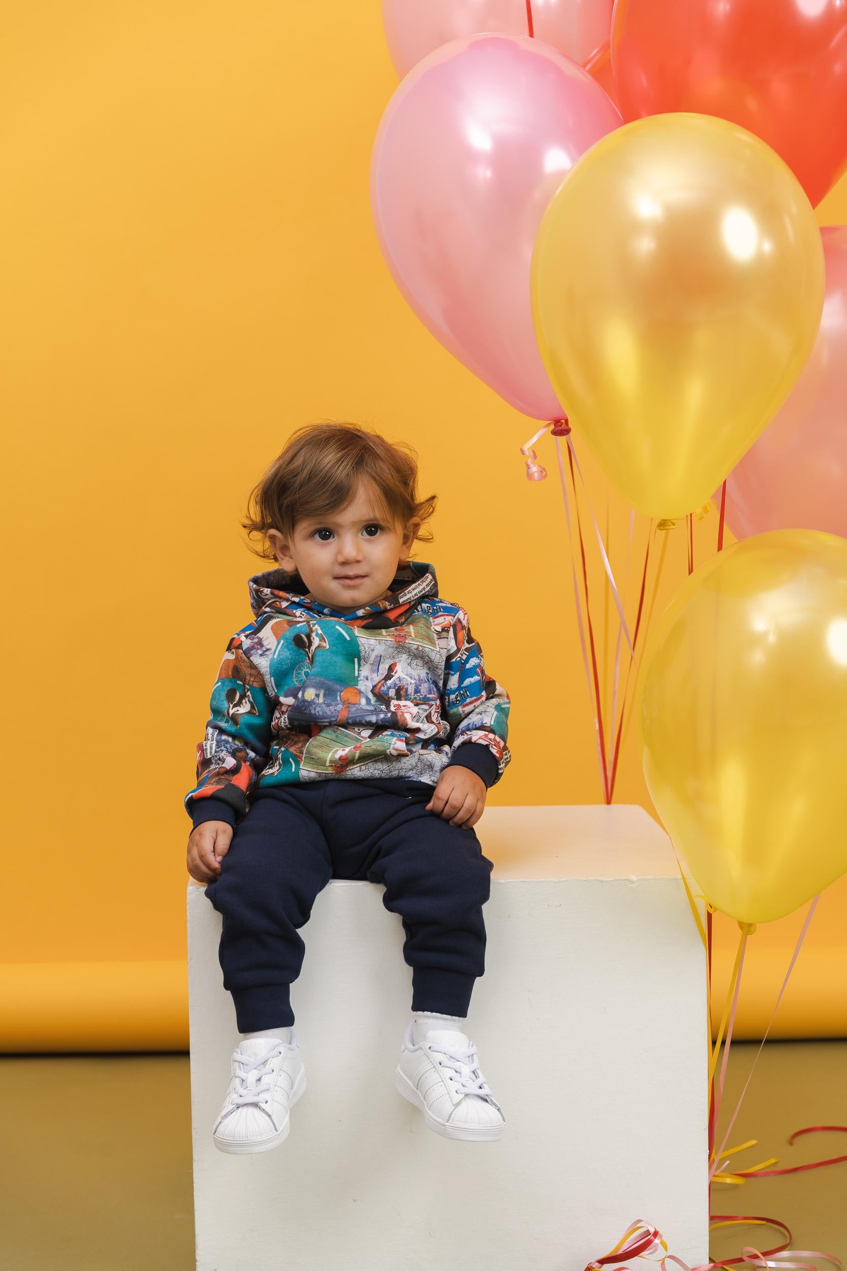 Tuta MJ Brooklyn blu da neonato 65D324 U90 JORDAN 