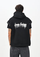 ARMANI EXCHANGE Felpa smanicata nera da uomo con logo sul retro XM001384AF18746 UC001 ARMANI EXCHANGE 