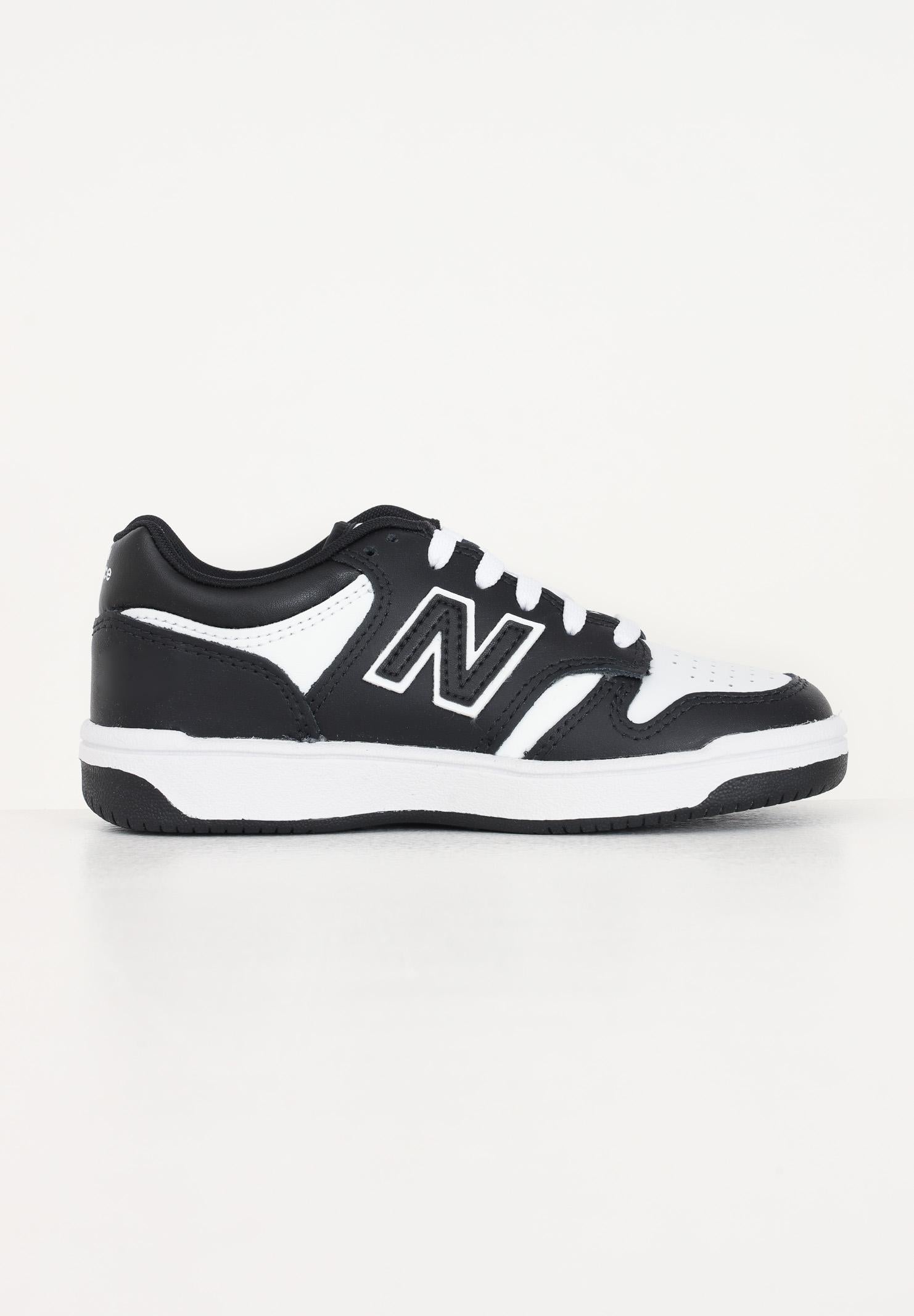 NEW BALANCE Sneakers 480 bianche e nere per bambino e bambina PSB480BW  NEW BALANCE 