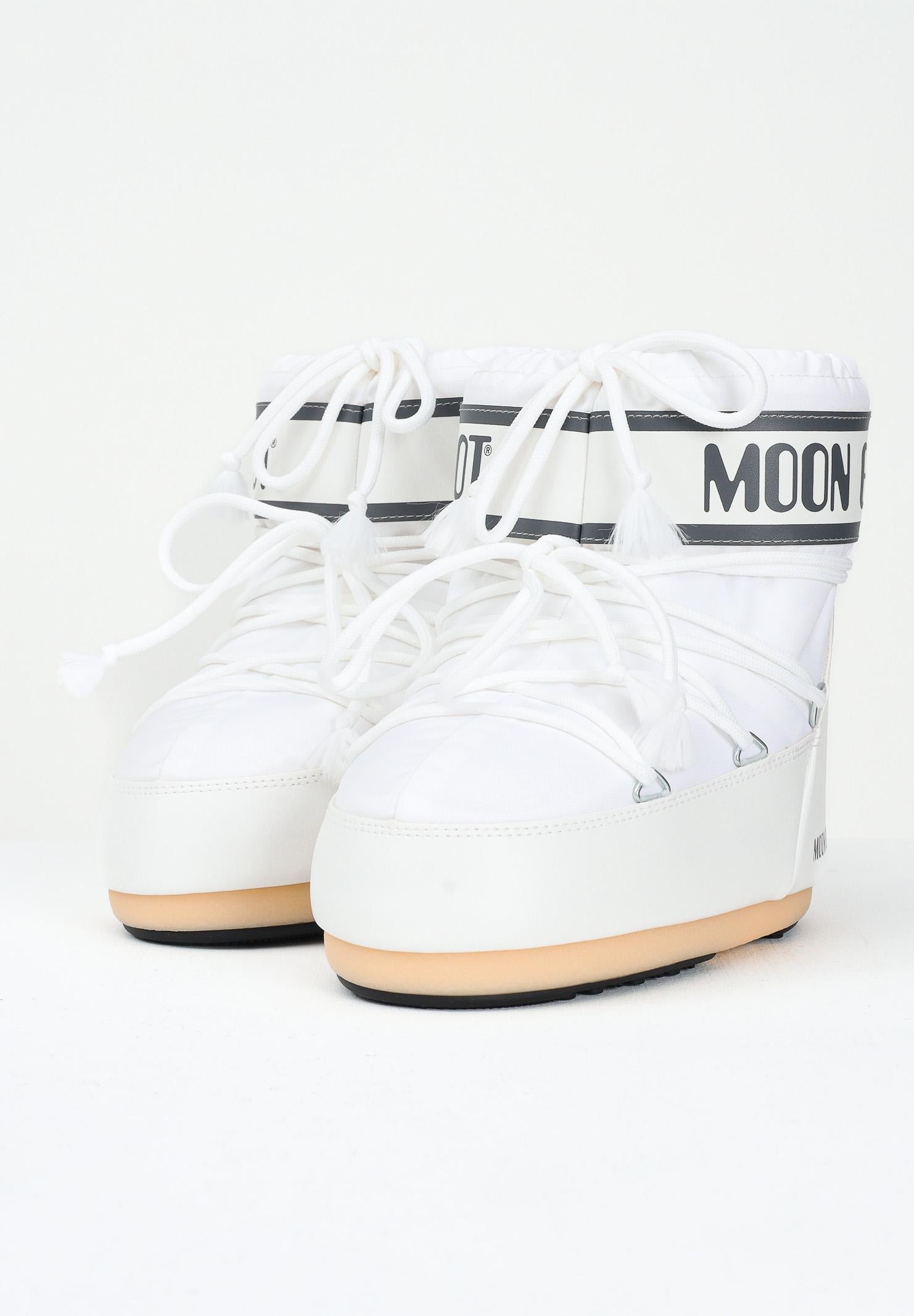 MOON BOOT Stivali da neve ICON LOW bianchi per uomo e donna 80D1409340 A009 MOON BOOT 