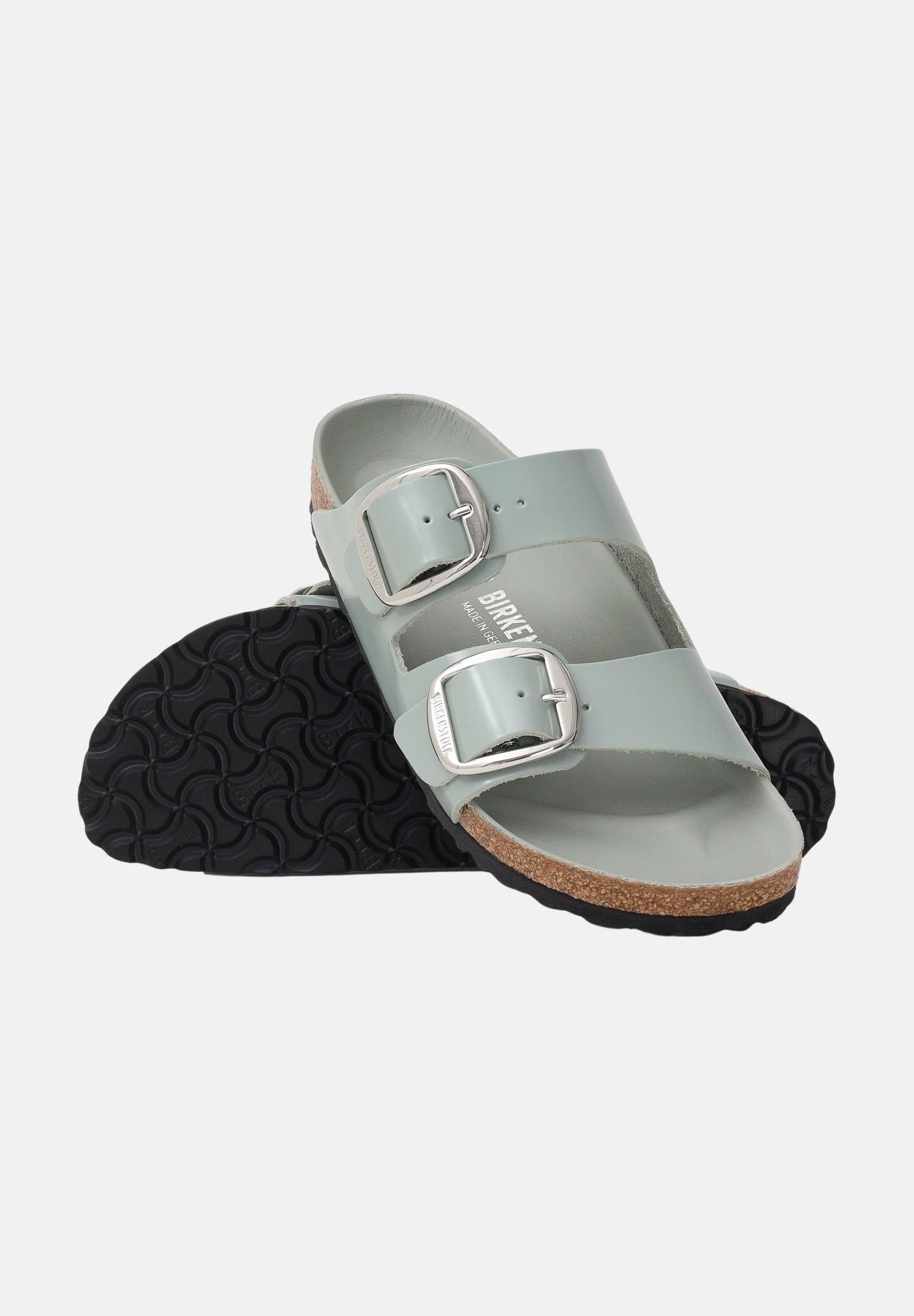 BIRKENSTOCK Caiabatte Arizona Big Buckle verde acqua da donna 1031882 . BIRKENSTOCK 