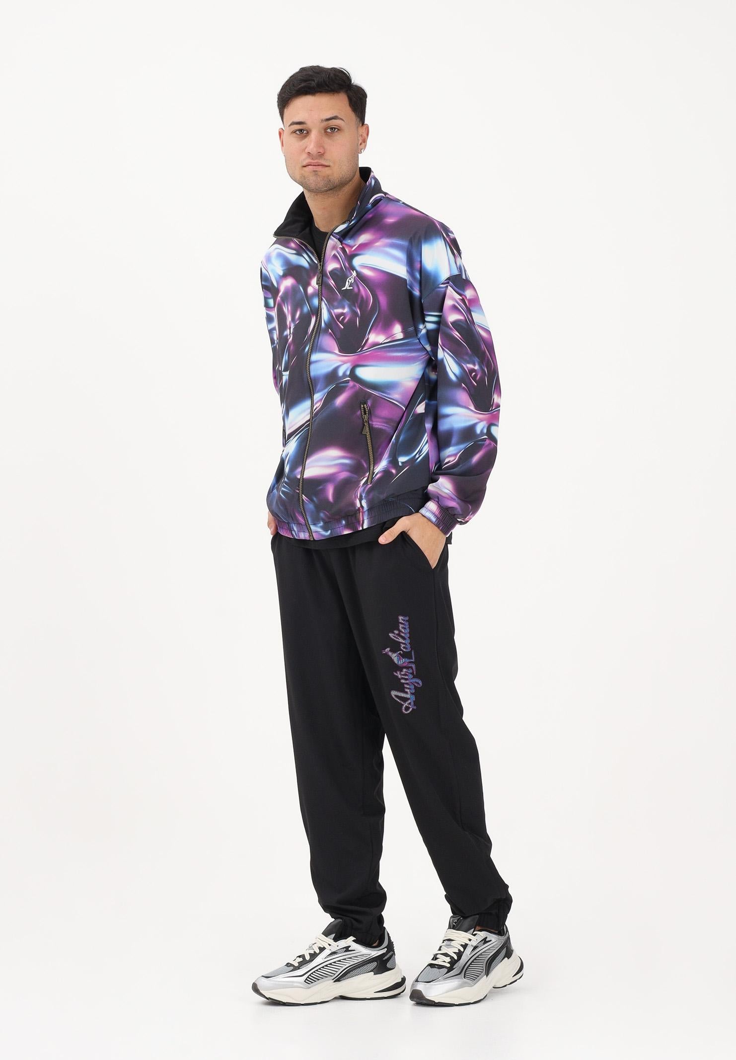 AUSTRALIAN Pantalone sportivo METALIQ LOGO nero da uomo ARUPA0025 003 AUSTRALIAN 