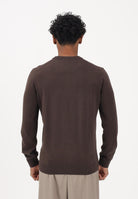 LACOSTE Maglioncino girocollo marrone da uomo AH1985 3LA LACOSTE 