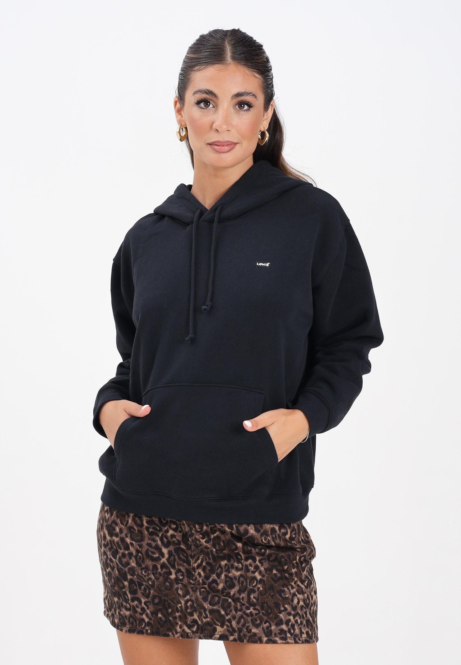 LEVI'S® Felpa con cappuccio Everyday nera da donna A5943-0005 . LEVI'S® 