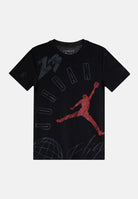 T-shirt a manica corta nera per bambino e bambina con grafiche logo 95D525 023 JORDAN 