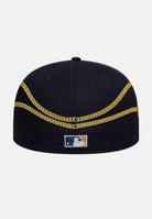 NEW ERA Cappello con visiera 59FIFTY Fitted New York Yankees MLB Chain Wrap blu da uomo 60691169 . NEW ERA 