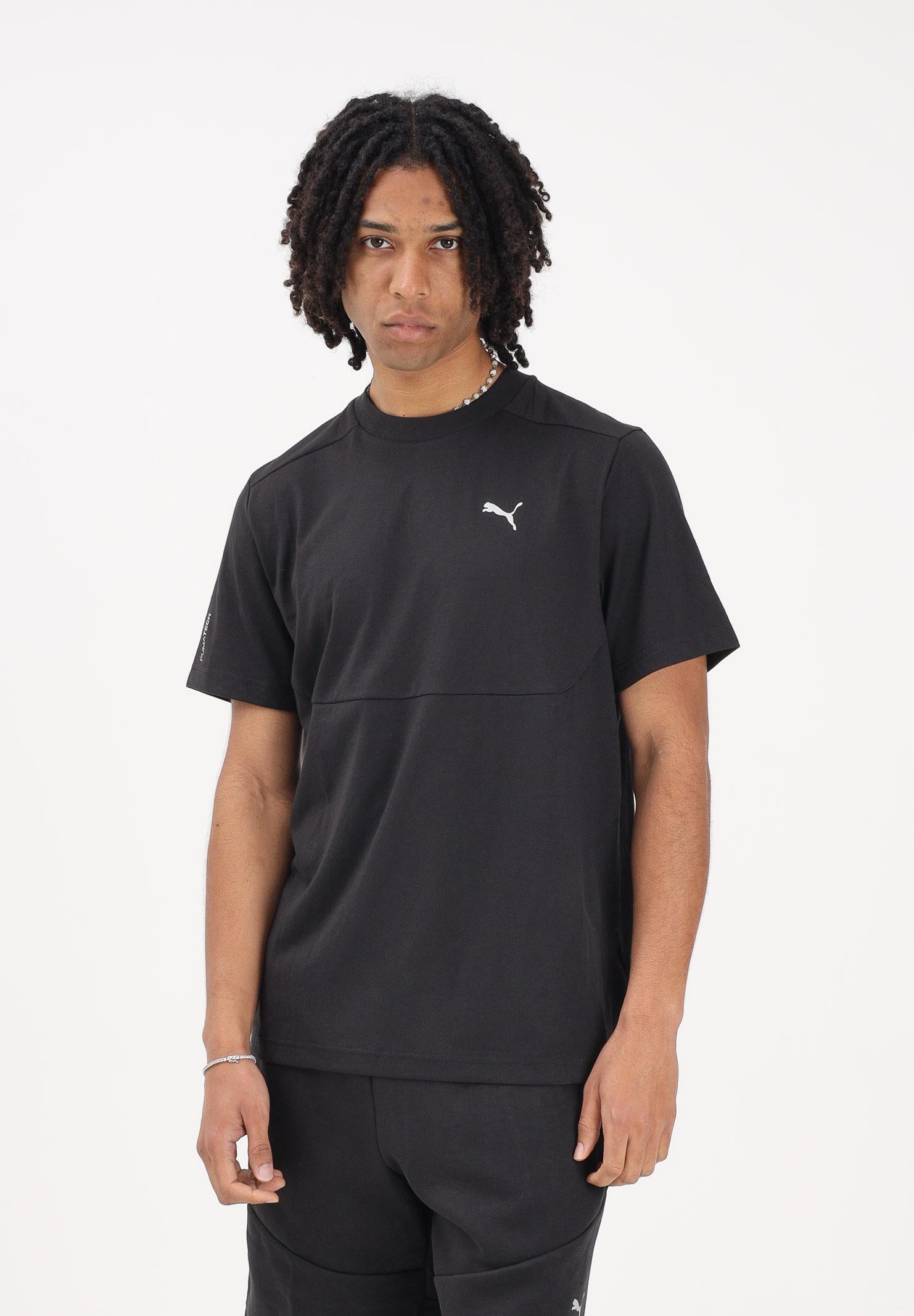 PUMA T-shirt a manica corta PUMATECH nera da uomo 692180 01 PUMA 