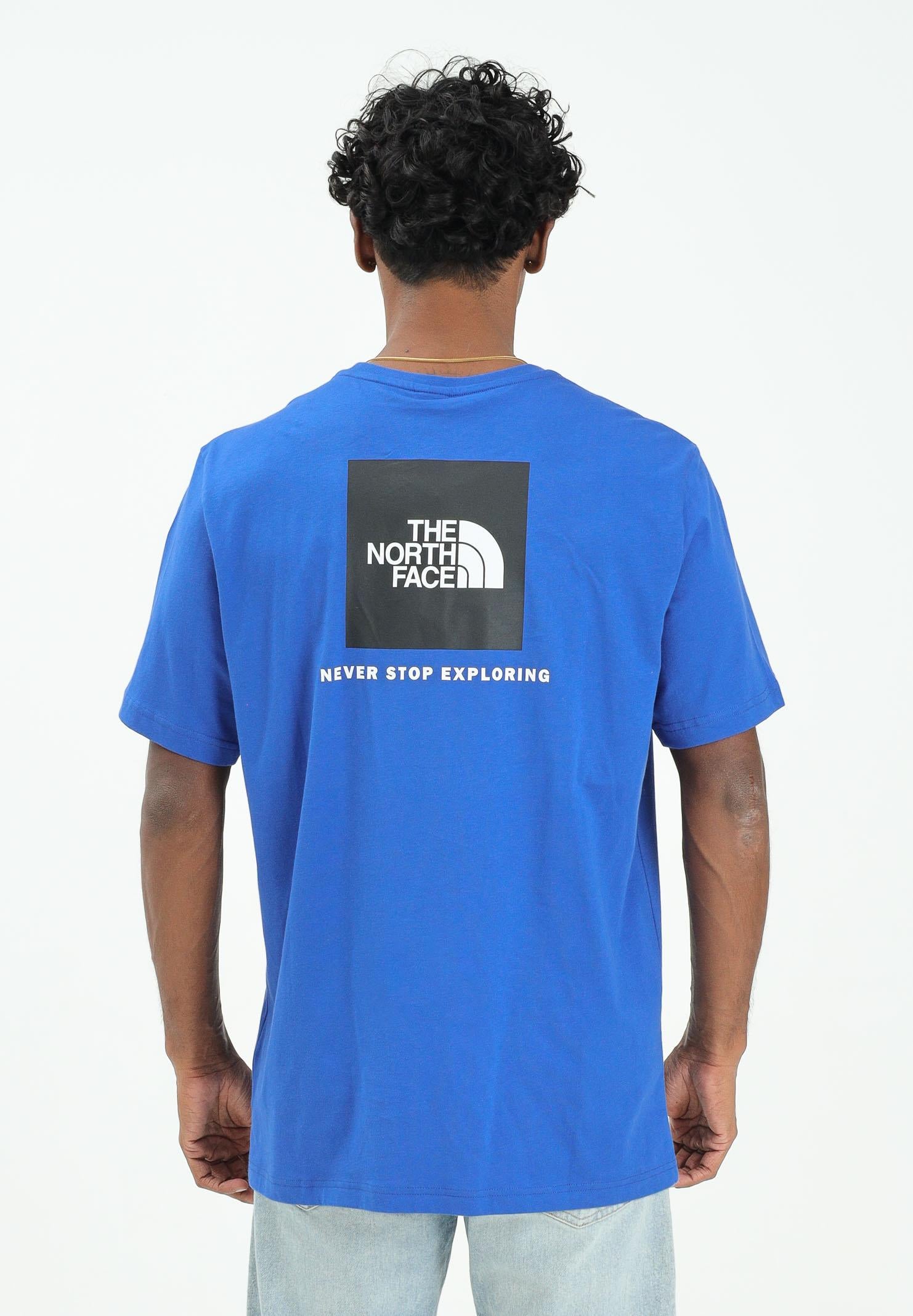 THE NORTH FACE T-shirt a manica corta NSE Reflective Box blu acceso da uomo NF0A87NPEF11 . THE NORTH FACE 
