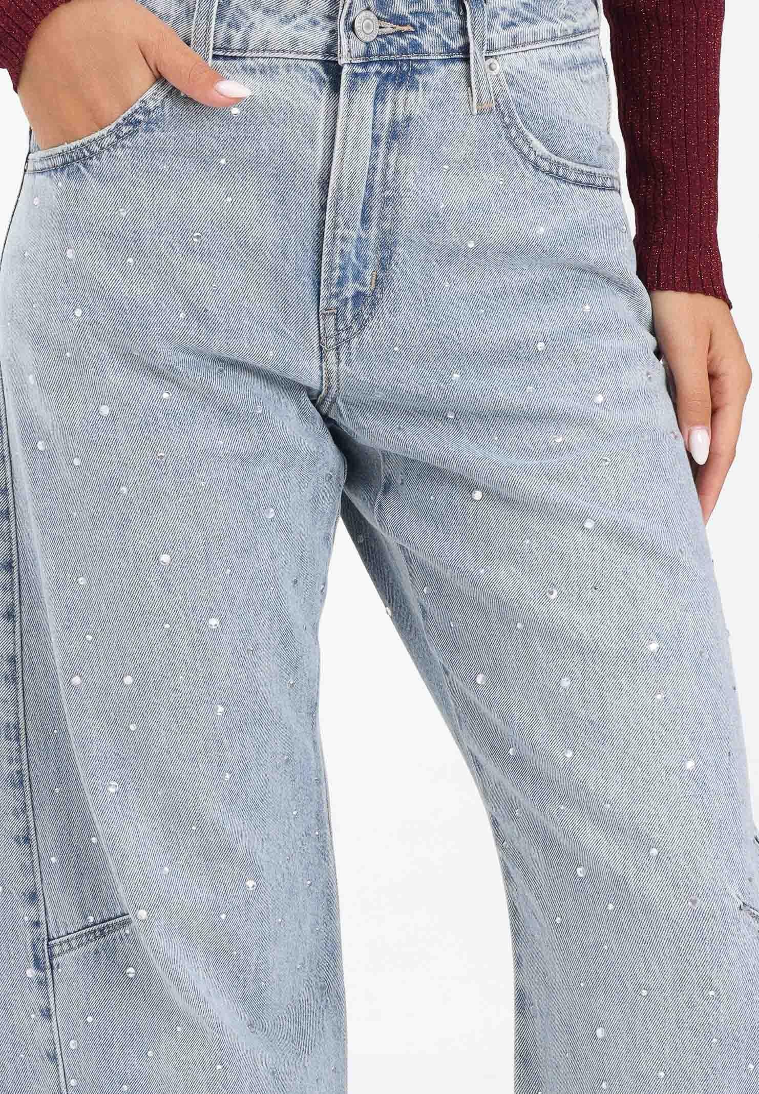 LEVI&#39;S® Jeans Baggy Dad Barrel in denim chiaro da donna 0039A-0007  LEVI&#39;S® 
