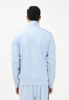 ADIDAS ORIGINALS Felpa con zip Firebird azzurra da uomo KC7997 . ADIDAS ORIGINALS 