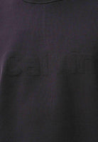 CALVIN KLEIN JEANS Maglioncino girocollo blu da uomo con grafica con logo tono su tono LV04RE304GCR1 . CALVIN KLEIN JEANS 