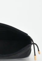 ELISABETTA FRANCHI Pochette nera da donna in morbida pelle scamosciata BS60A57E2 110 ELISABETTA FRANCHI 