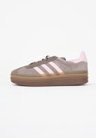 ADIDAS ORIGINALS Sneakers Gazelle marroni e rosa da donna JQ6436 . ADIDAS ORIGINALS 