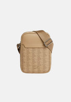 LACOSTE Borsello beige da uomo con stampa monogramma The Blend NH4410 R59 LACOSTE 
