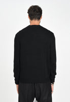 ARMANI EXCHANGE Maglioncino girocollo nero da uomo realizzato in maglia rasata a punto fine XM001916AF14008 UC001 ARMANI EXCHANGE 