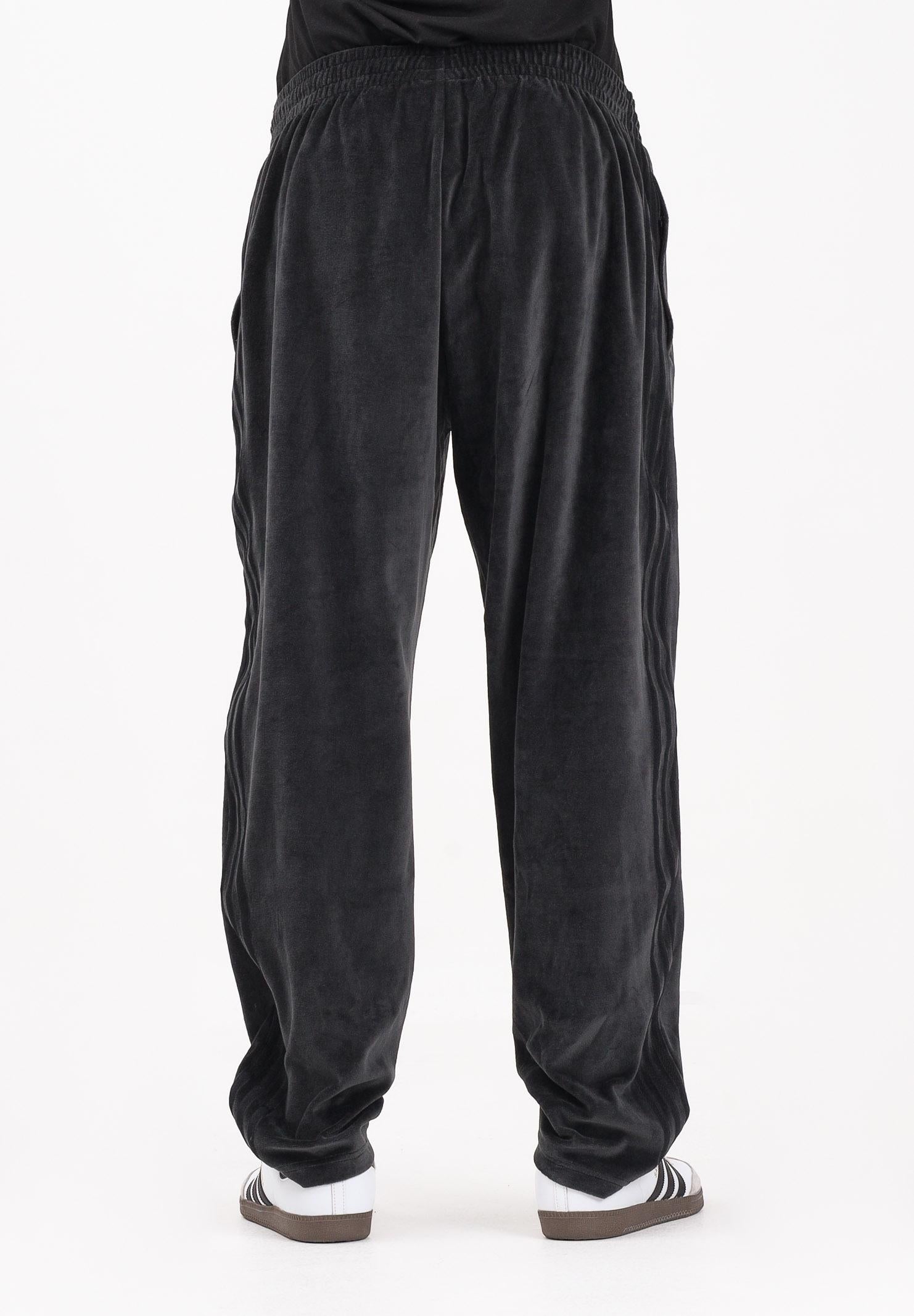 ADIDAS ORIGINALS Pantalone sportivo SST Adicolor Velour nero da uomo JW8377  ADIDAS ORIGINALS 