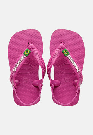 Infradito fucsia da neonato Brasil Logo II 4140577 8418 HAVAIANAS 