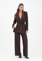 VICOLO Pantalone elegante marrone da donna TF0360 FU96 VICOLO 