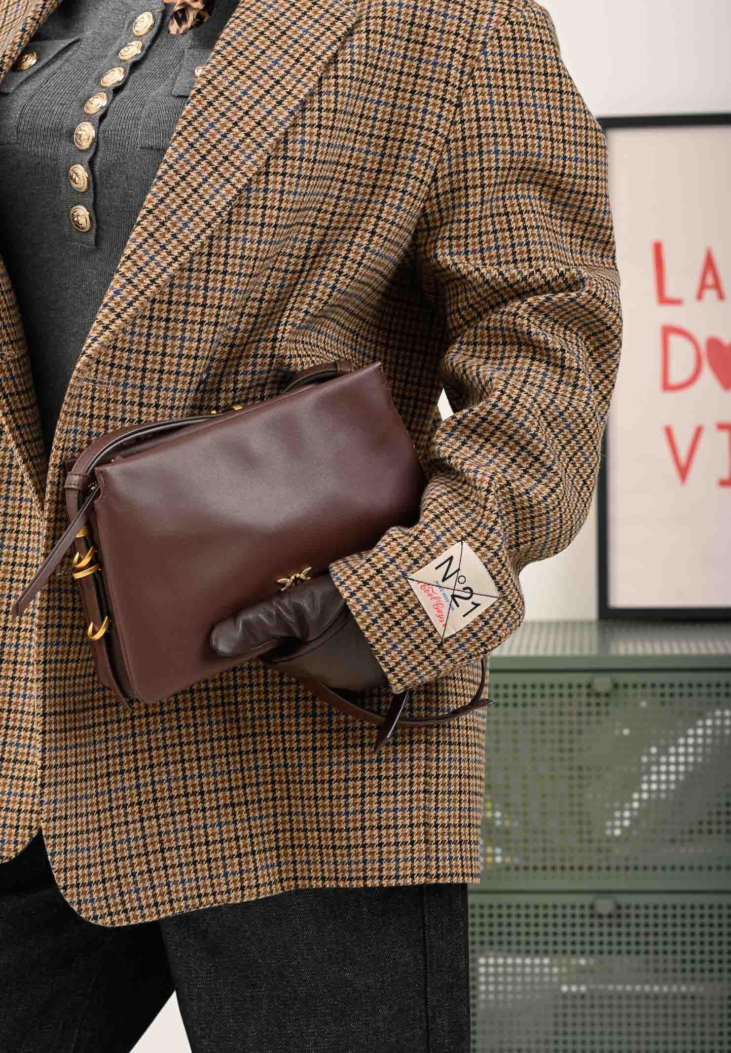 PINKO Borsa a tracolla Mini One, Two, Three Bag marrone da donna 105883A0QO LA7Q PINKO 