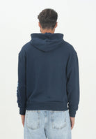 TOMMY JEANS Felpa con cappuccio blu da uomo rifinita da logo DM0DM21834C1G  TOMMY JEANS 