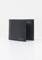 CALVIN KLEIN Portafogli nero da uomo con logo LV04D1105G UB1 CALVIN KLEIN 
