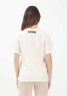 BARROW T-shirt a manica corta beige per donna, ragazzi e bambini con stampa S5BKJUTH068 013 BARROW 