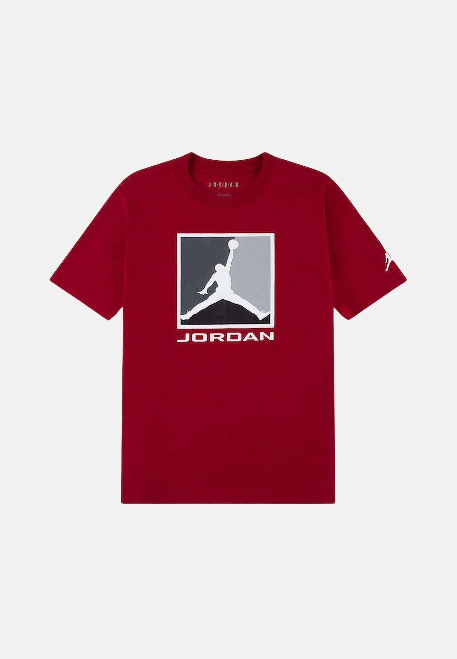JORDAN T-shirt a manica corta Flight Essentials rossa da bambino 95F057 R78 JORDAN 