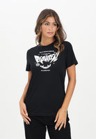 DSQUARED2 T-shirt a manica corta nera per donna, ragazzi e bambini con stampa horror DQ2981D004G DQ900 DSQUARED2 