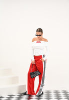 ADIDAS ORIGINALS Maglia Adidas Originals Off Shoulder bianca da donna KA2691  ADIDAS ORIGINALS 