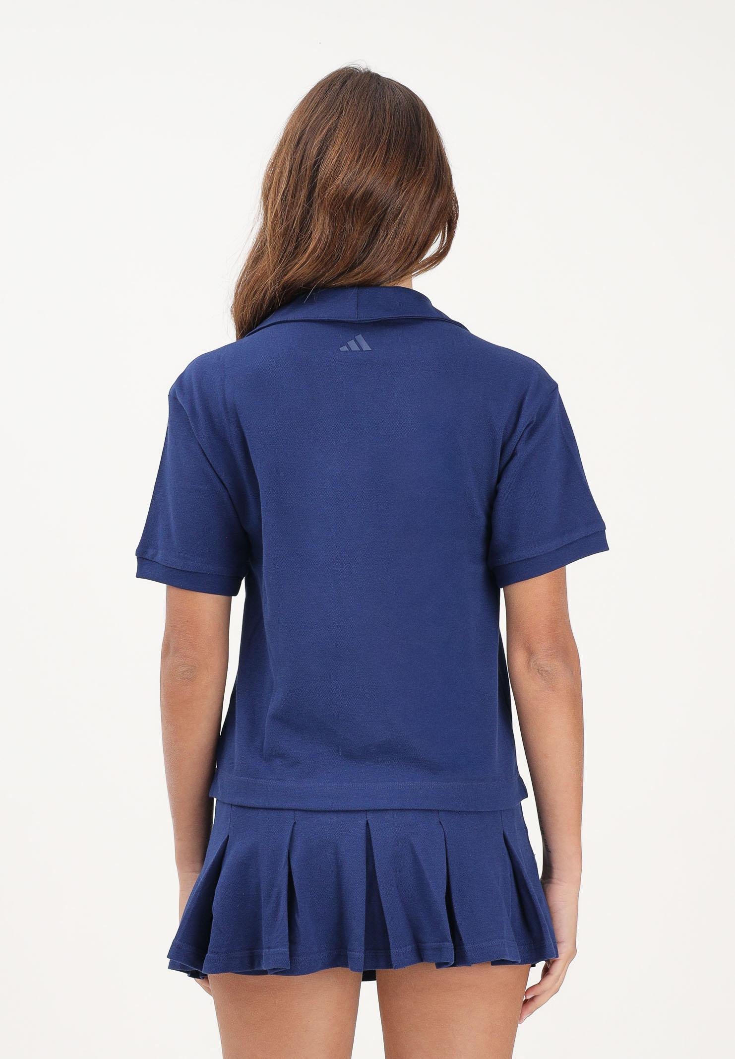ADIDAS PERFORMANCE Polo a manica corta Seasonal Essentials Colorpop blu da donna KC3999 . ADIDAS PERFORMANCE 